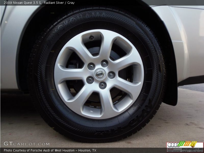 Radiant Silver / Gray 2009 Nissan Quest 3.5 S