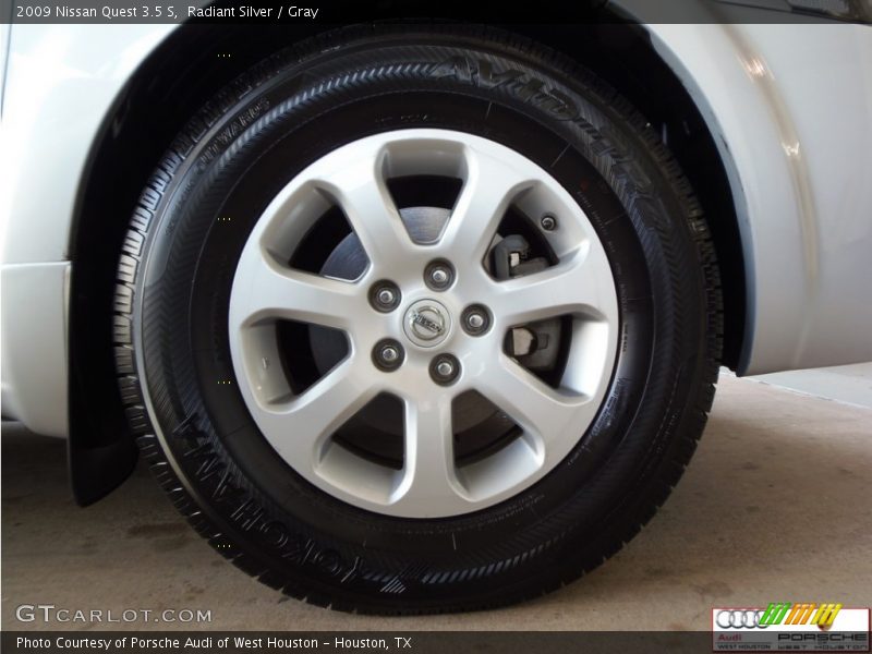 Radiant Silver / Gray 2009 Nissan Quest 3.5 S