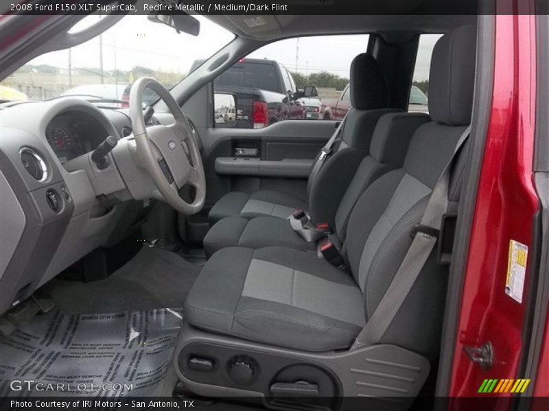 Front Seat of 2008 F150 XLT SuperCab