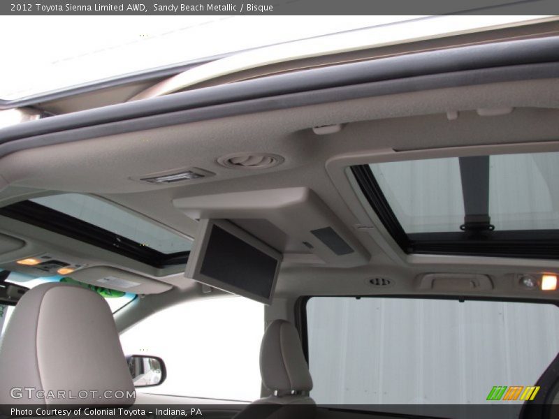 Sandy Beach Metallic / Bisque 2012 Toyota Sienna Limited AWD