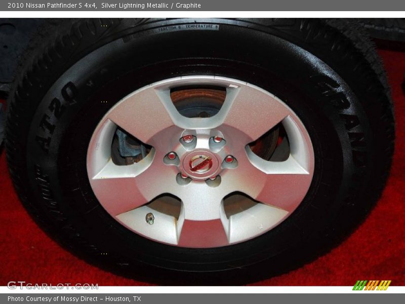 Silver Lightning Metallic / Graphite 2010 Nissan Pathfinder S 4x4