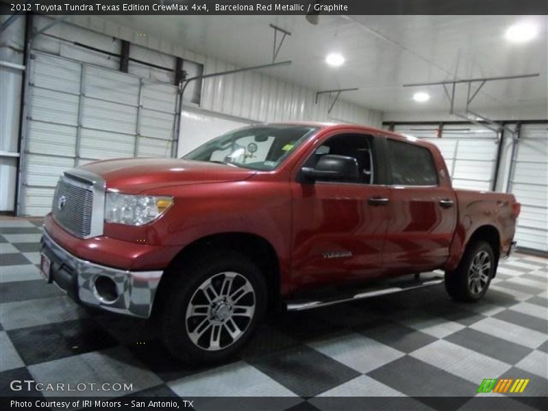 Barcelona Red Metallic / Graphite 2012 Toyota Tundra Texas Edition CrewMax 4x4