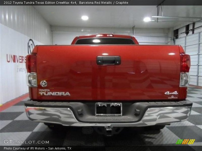 Barcelona Red Metallic / Graphite 2012 Toyota Tundra Texas Edition CrewMax 4x4