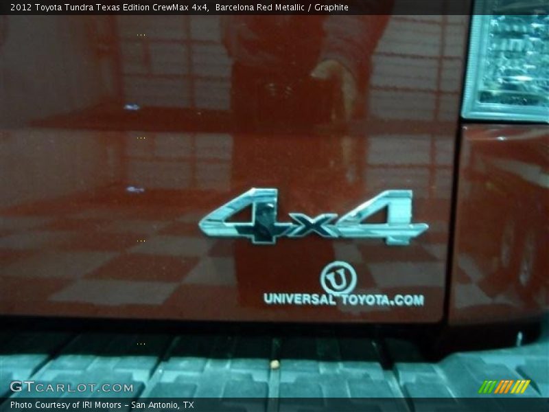 Barcelona Red Metallic / Graphite 2012 Toyota Tundra Texas Edition CrewMax 4x4