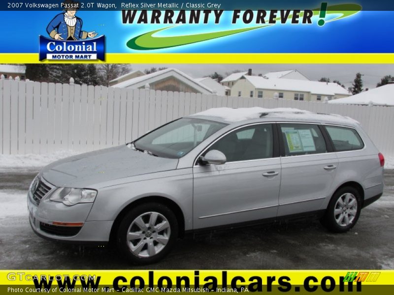 Reflex Silver Metallic / Classic Grey 2007 Volkswagen Passat 2.0T Wagon