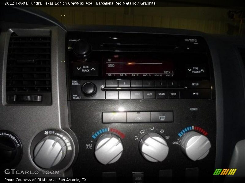 Barcelona Red Metallic / Graphite 2012 Toyota Tundra Texas Edition CrewMax 4x4