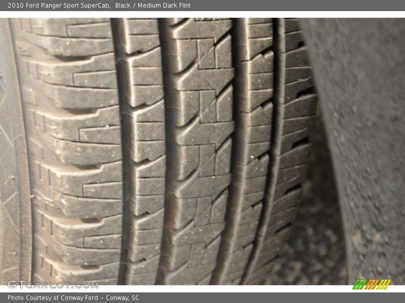 Black / Medium Dark Flint 2010 Ford Ranger Sport SuperCab