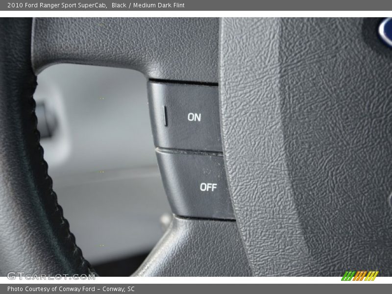 Black / Medium Dark Flint 2010 Ford Ranger Sport SuperCab