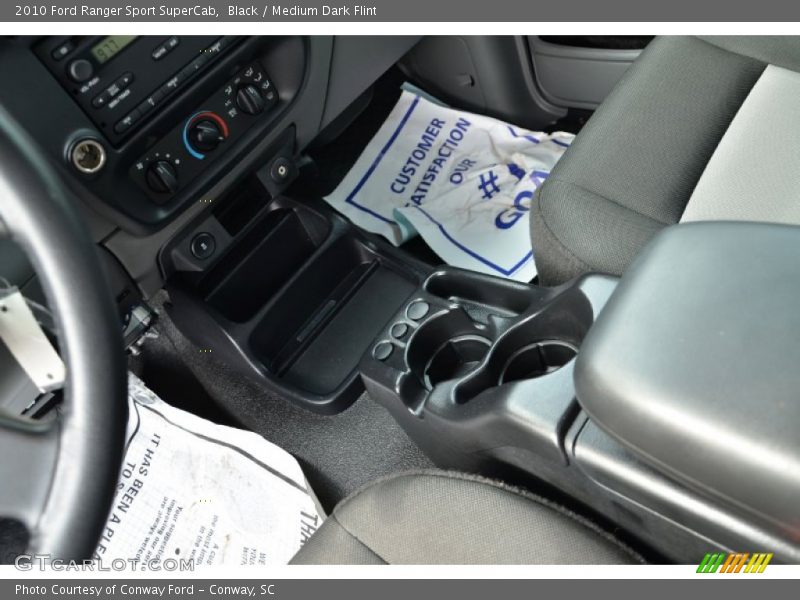 Black / Medium Dark Flint 2010 Ford Ranger Sport SuperCab