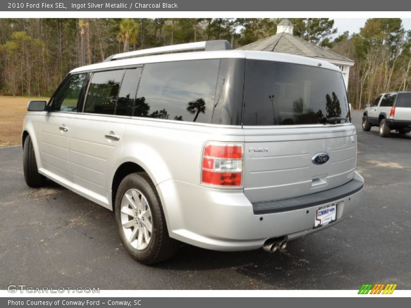 Ingot Silver Metallic / Charcoal Black 2010 Ford Flex SEL