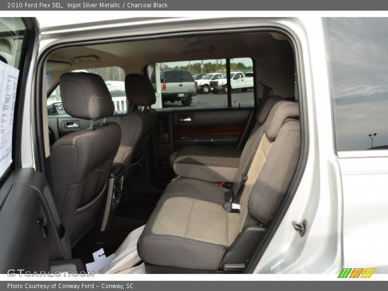 Ingot Silver Metallic / Charcoal Black 2010 Ford Flex SEL