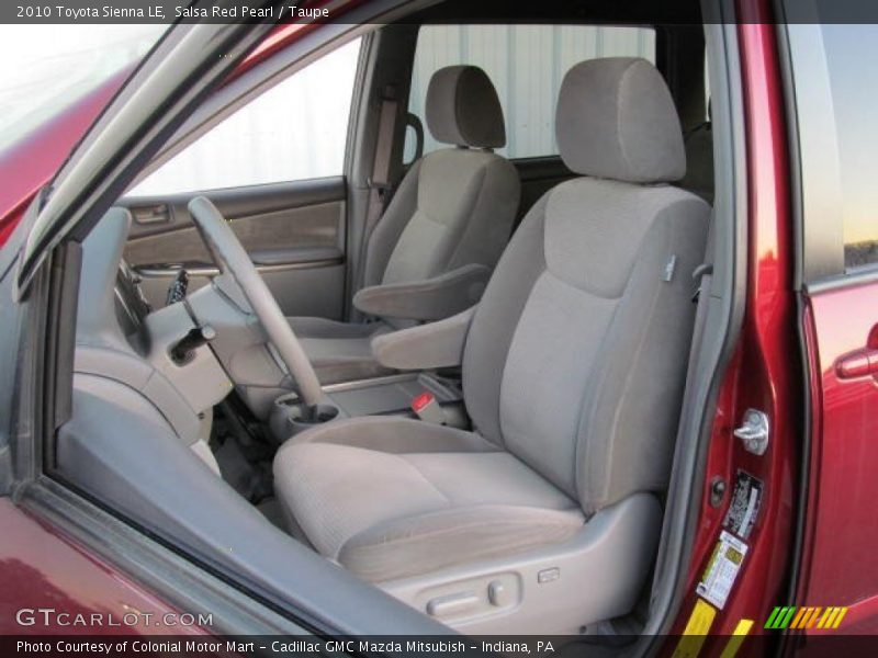 Salsa Red Pearl / Taupe 2010 Toyota Sienna LE