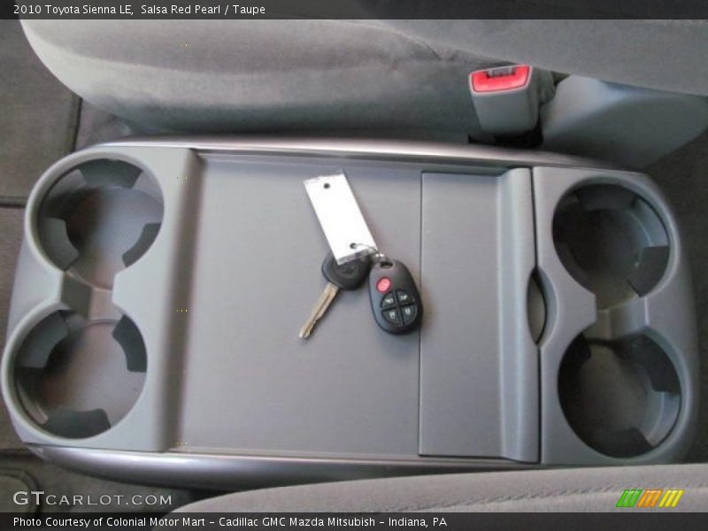 Salsa Red Pearl / Taupe 2010 Toyota Sienna LE