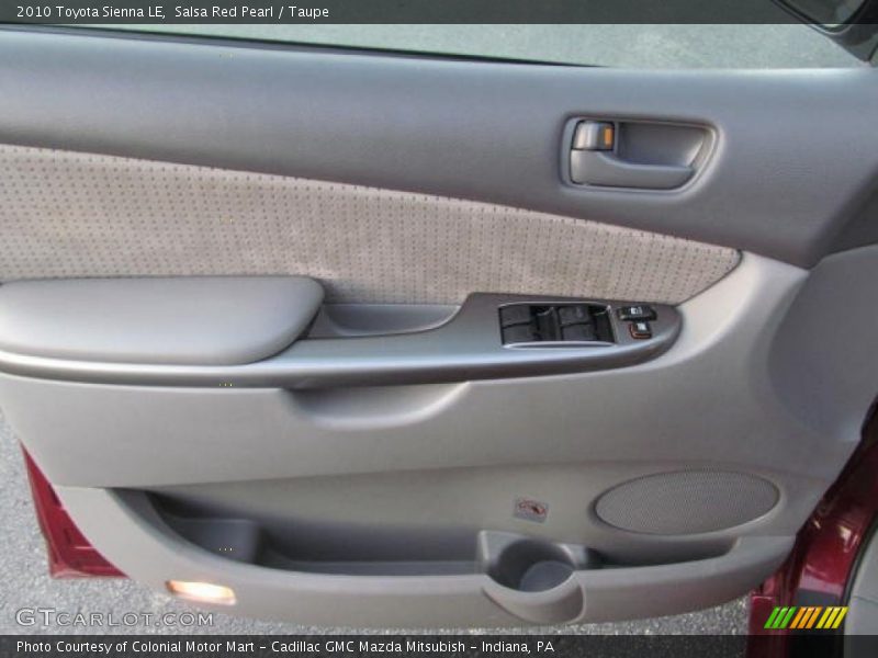 Salsa Red Pearl / Taupe 2010 Toyota Sienna LE