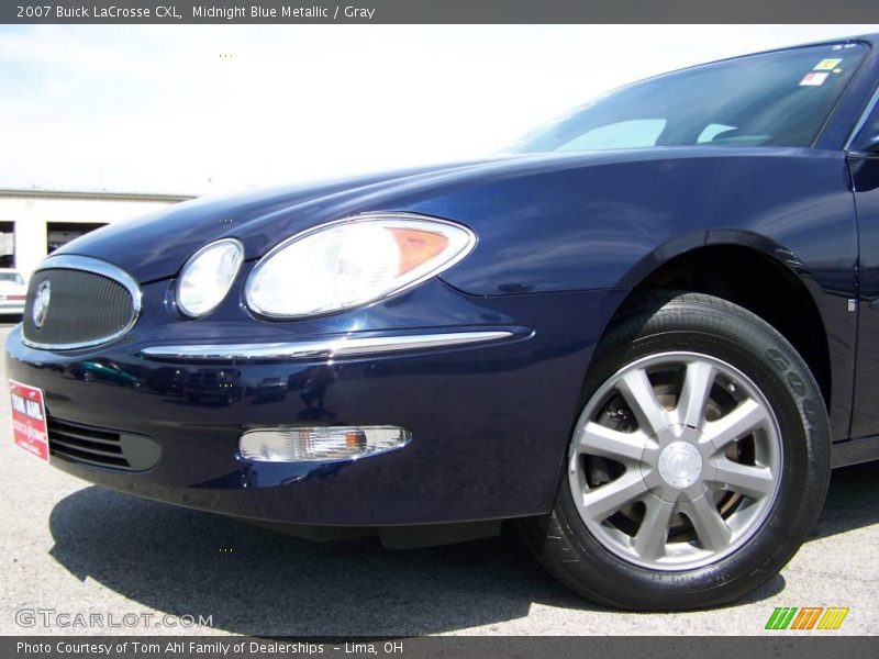 Midnight Blue Metallic / Gray 2007 Buick LaCrosse CXL