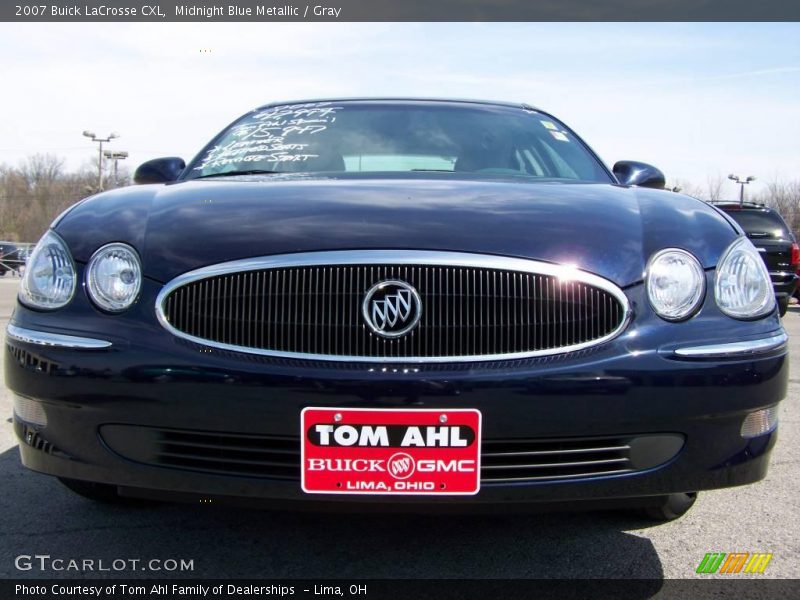 Midnight Blue Metallic / Gray 2007 Buick LaCrosse CXL