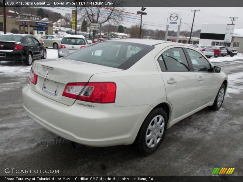 Dover White Pearl / Medium Gray 2009 Mitsubishi Galant ES