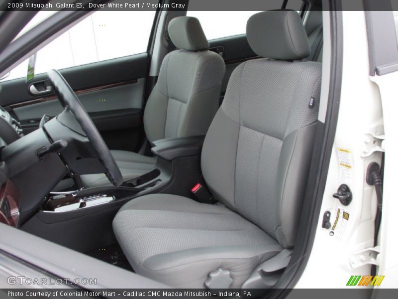 Dover White Pearl / Medium Gray 2009 Mitsubishi Galant ES