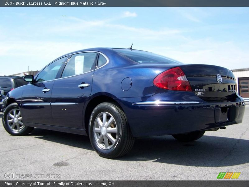 Midnight Blue Metallic / Gray 2007 Buick LaCrosse CXL