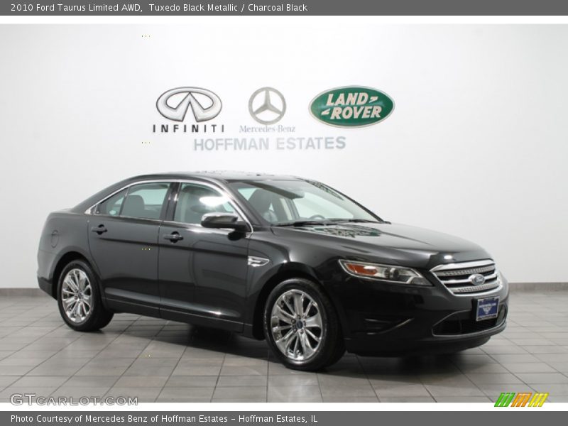 Tuxedo Black Metallic / Charcoal Black 2010 Ford Taurus Limited AWD