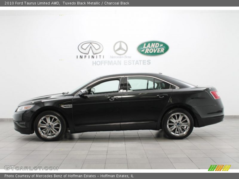 Tuxedo Black Metallic / Charcoal Black 2010 Ford Taurus Limited AWD