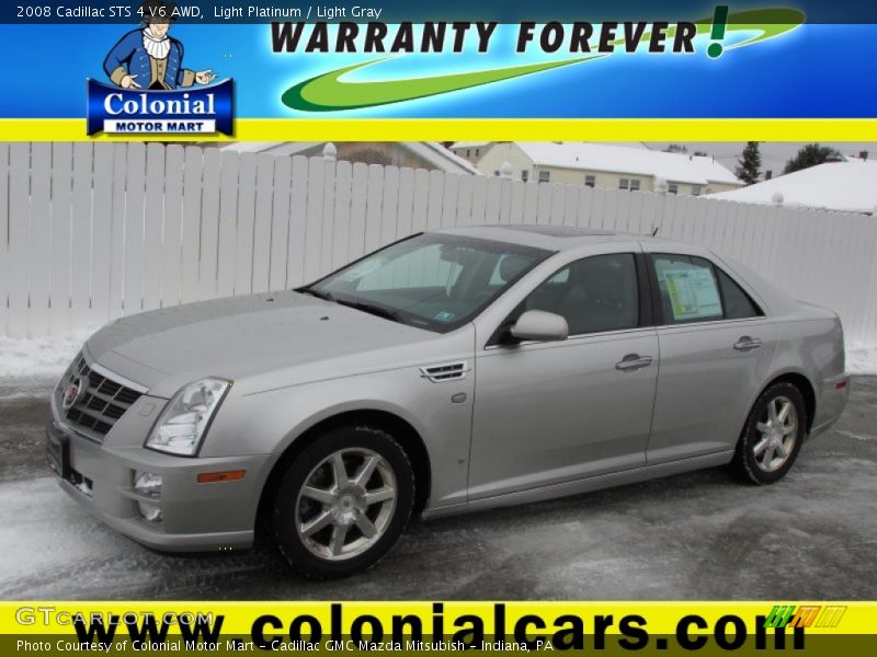 Light Platinum / Light Gray 2008 Cadillac STS 4 V6 AWD