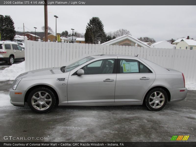 Light Platinum / Light Gray 2008 Cadillac STS 4 V6 AWD