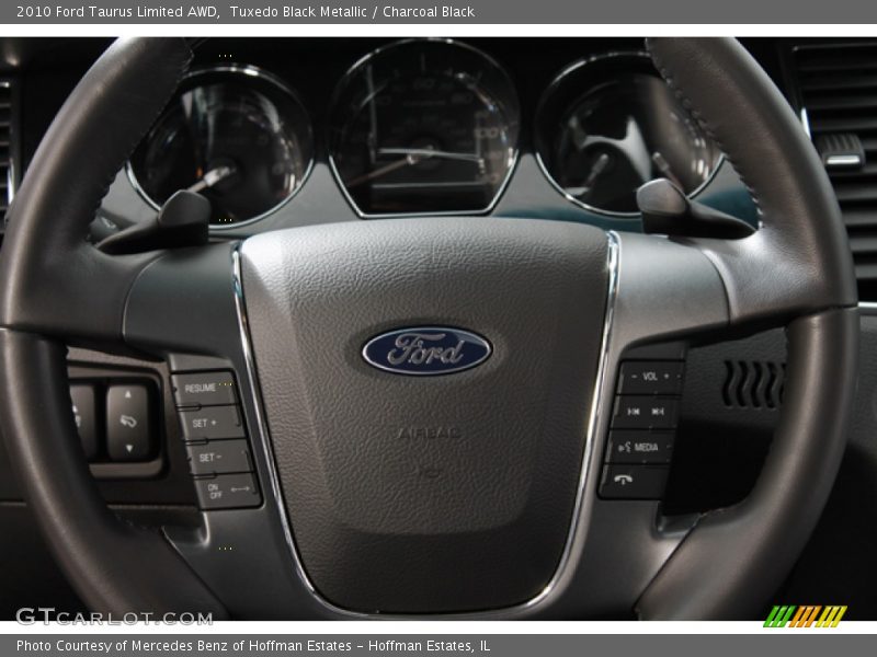 Tuxedo Black Metallic / Charcoal Black 2010 Ford Taurus Limited AWD