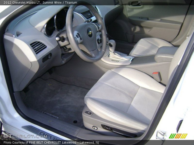 Summit White / Titanium 2012 Chevrolet Malibu LT