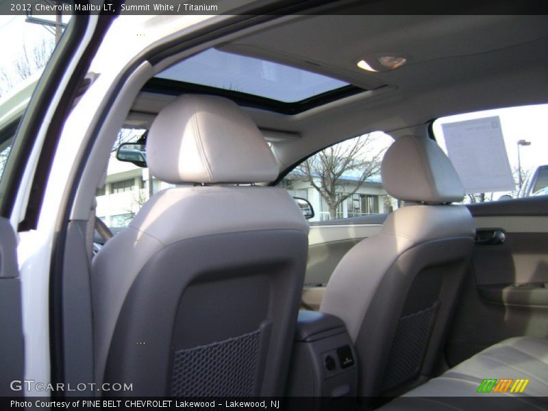 Summit White / Titanium 2012 Chevrolet Malibu LT