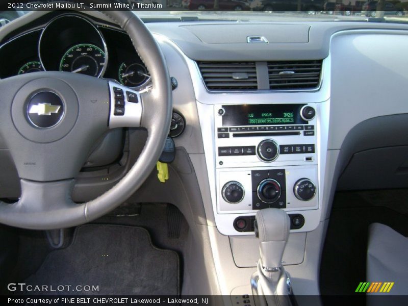 Summit White / Titanium 2012 Chevrolet Malibu LT
