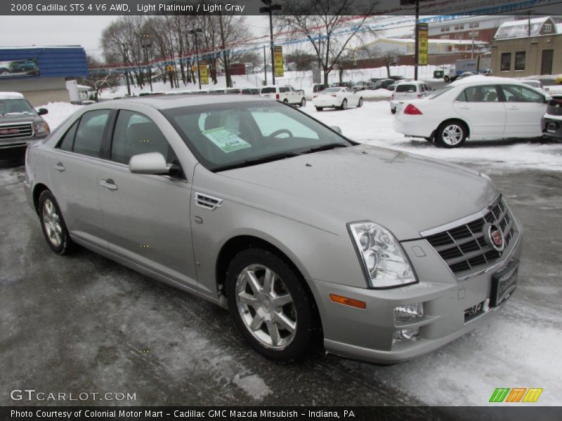 Light Platinum / Light Gray 2008 Cadillac STS 4 V6 AWD