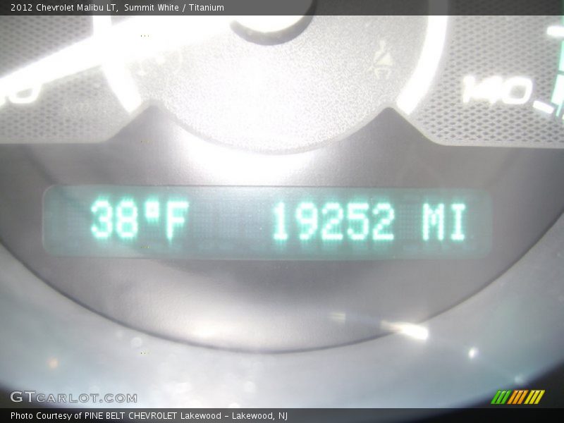 Summit White / Titanium 2012 Chevrolet Malibu LT