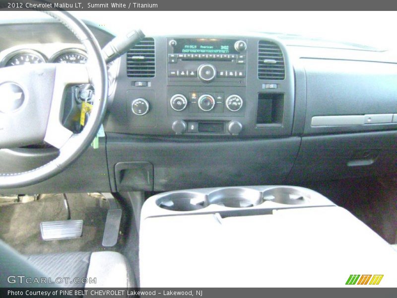 Summit White / Titanium 2012 Chevrolet Malibu LT