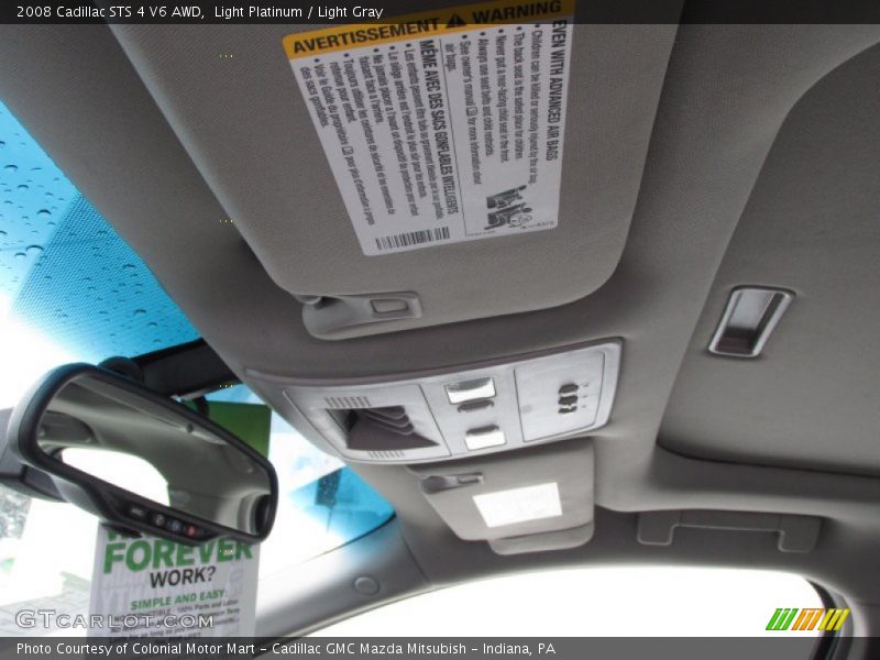 Light Platinum / Light Gray 2008 Cadillac STS 4 V6 AWD