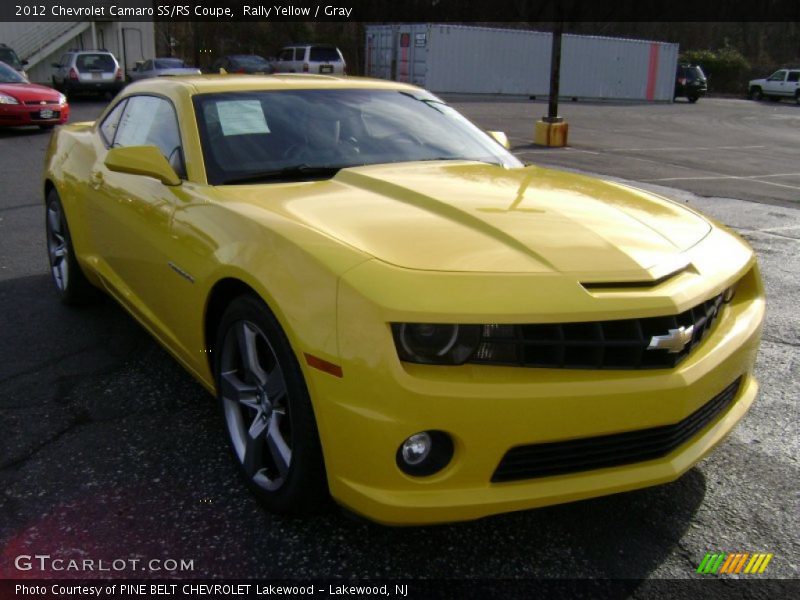 Rally Yellow / Gray 2012 Chevrolet Camaro SS/RS Coupe
