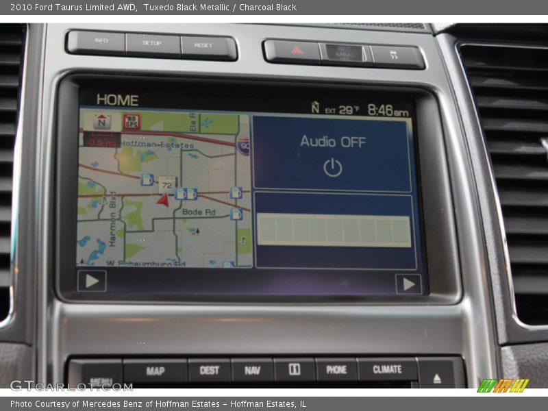 Tuxedo Black Metallic / Charcoal Black 2010 Ford Taurus Limited AWD