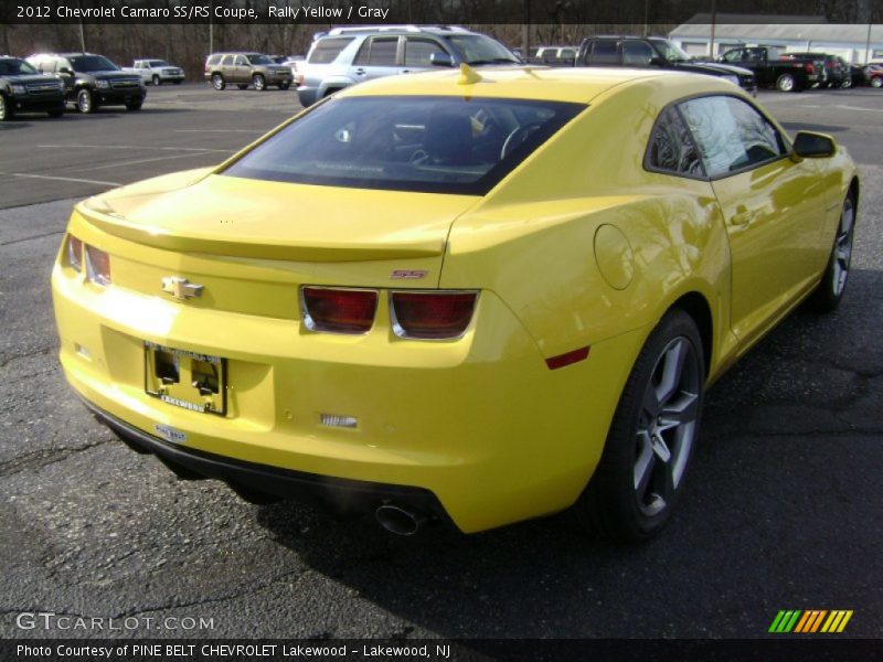 Rally Yellow / Gray 2012 Chevrolet Camaro SS/RS Coupe