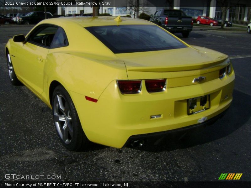 Rally Yellow / Gray 2012 Chevrolet Camaro SS/RS Coupe