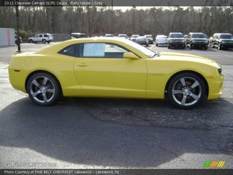 Rally Yellow / Gray 2012 Chevrolet Camaro SS/RS Coupe