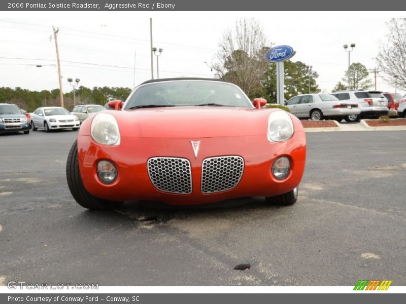 Aggressive Red / Ebony 2006 Pontiac Solstice Roadster