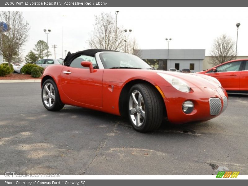 Aggressive Red / Ebony 2006 Pontiac Solstice Roadster