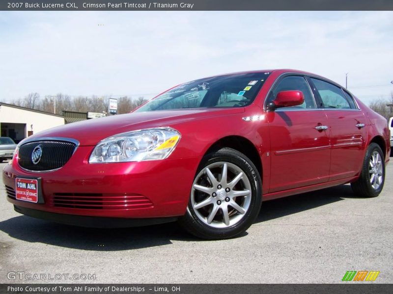 Crimson Pearl Tintcoat / Titanium Gray 2007 Buick Lucerne CXL