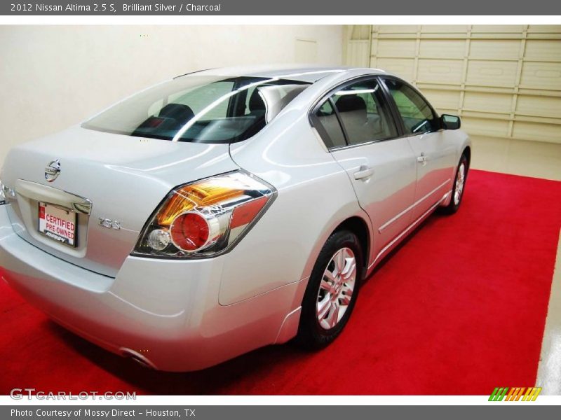 Brilliant Silver / Charcoal 2012 Nissan Altima 2.5 S