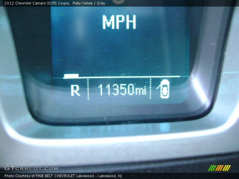 Rally Yellow / Gray 2012 Chevrolet Camaro SS/RS Coupe