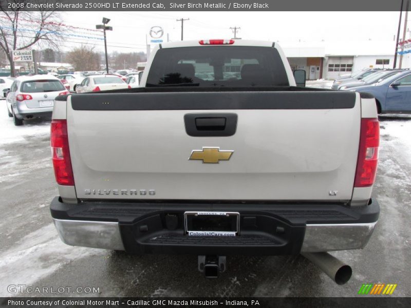 Silver Birch Metallic / Ebony Black 2008 Chevrolet Silverado 2500HD LT Extended Cab