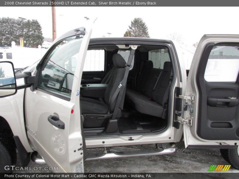 Silver Birch Metallic / Ebony Black 2008 Chevrolet Silverado 2500HD LT Extended Cab