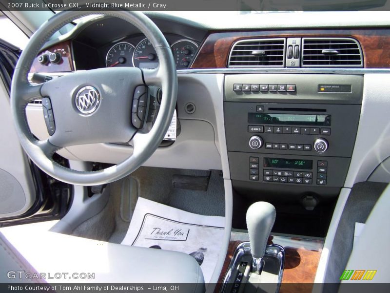 Midnight Blue Metallic / Gray 2007 Buick LaCrosse CXL