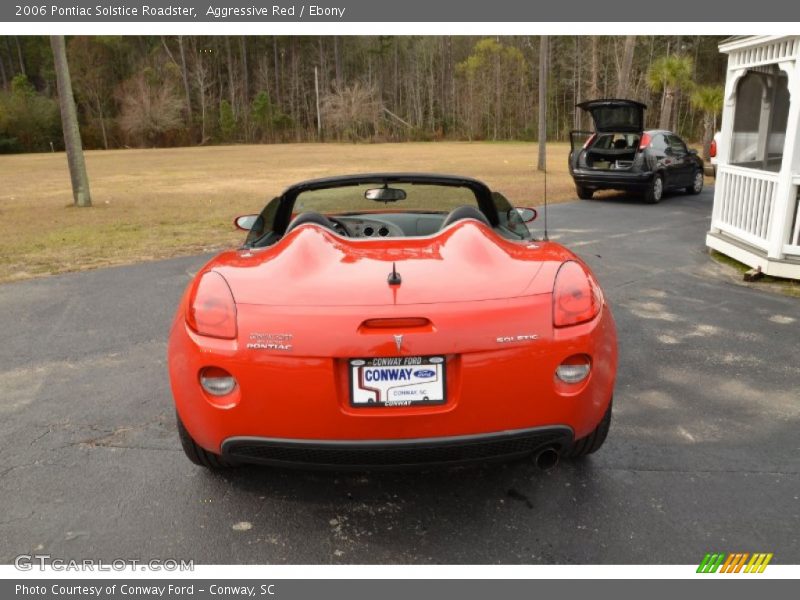 Aggressive Red / Ebony 2006 Pontiac Solstice Roadster