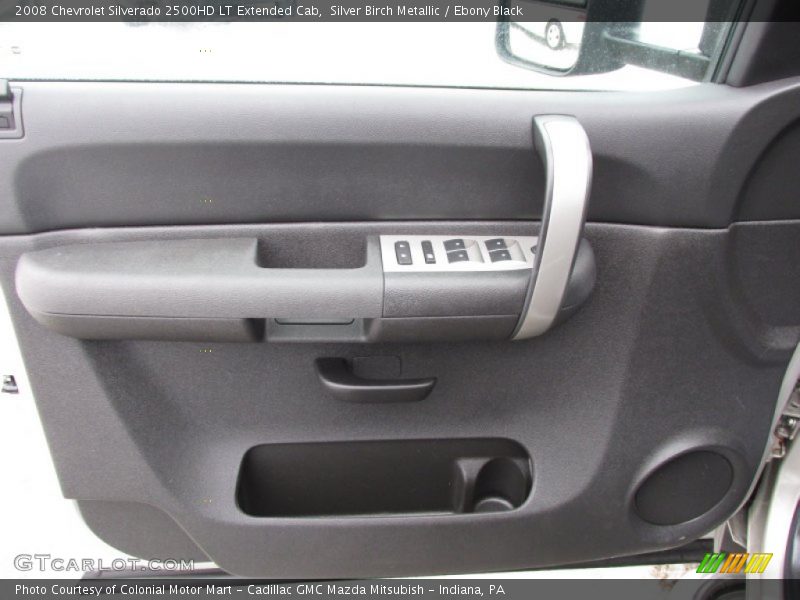 Silver Birch Metallic / Ebony Black 2008 Chevrolet Silverado 2500HD LT Extended Cab